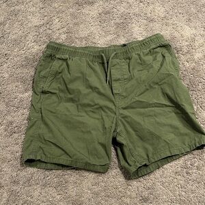 H&M Dark Green Men's Athletic Shorts